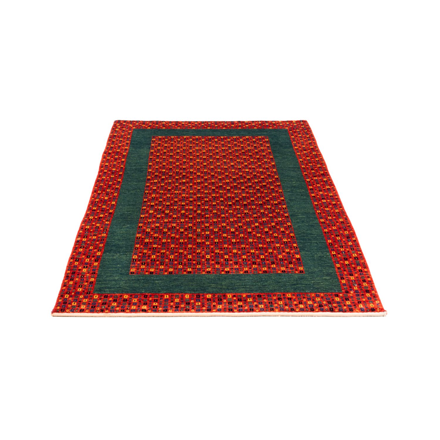 Tapis Gabbeh - Persan - 152 x 100 cm - rouge