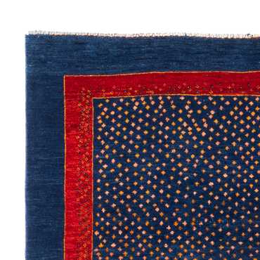 Tapis Gabbeh - Persan - 172 x 118 cm - bleu foncé