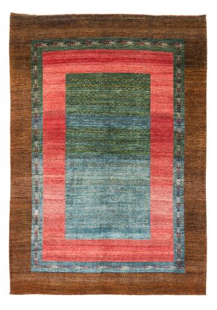 Tapis Gabbeh - Persan - 236 x 172 cm - vert