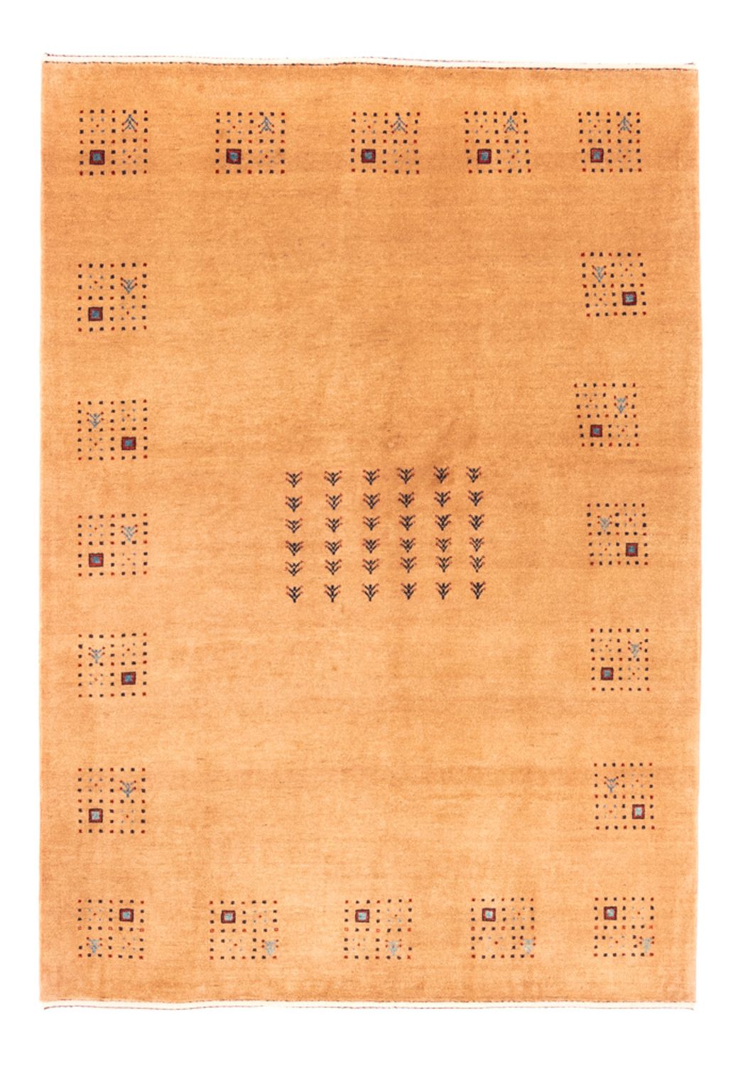 Gabbeh tapijt - Perzisch - 198 x 147 cm - beige