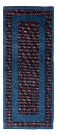 Tappeto corsia Tappeto Gabbeh - Persero - 196 x 82 cm - blu