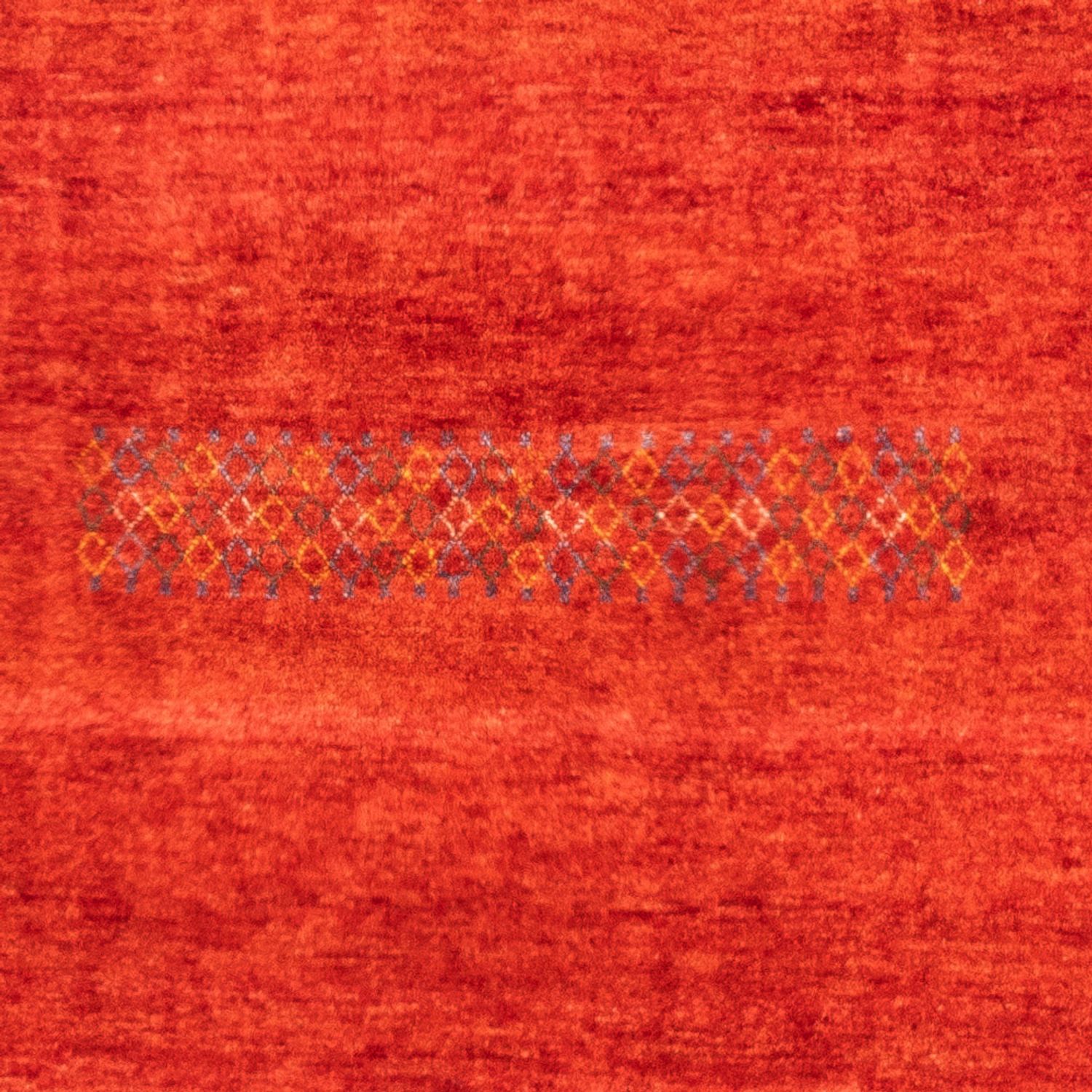 Tapete Gabbeh - Persa - 145 x 101 cm - vermelho