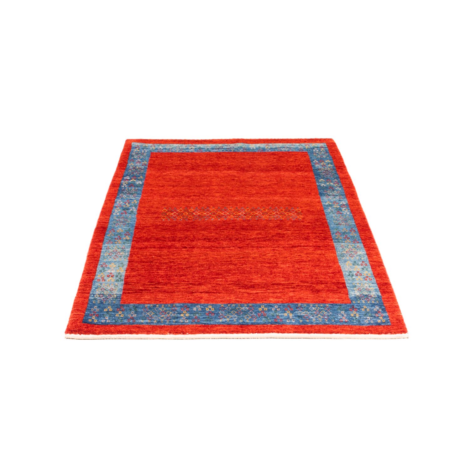 Tapis Gabbeh - Persan - 145 x 101 cm - rouge