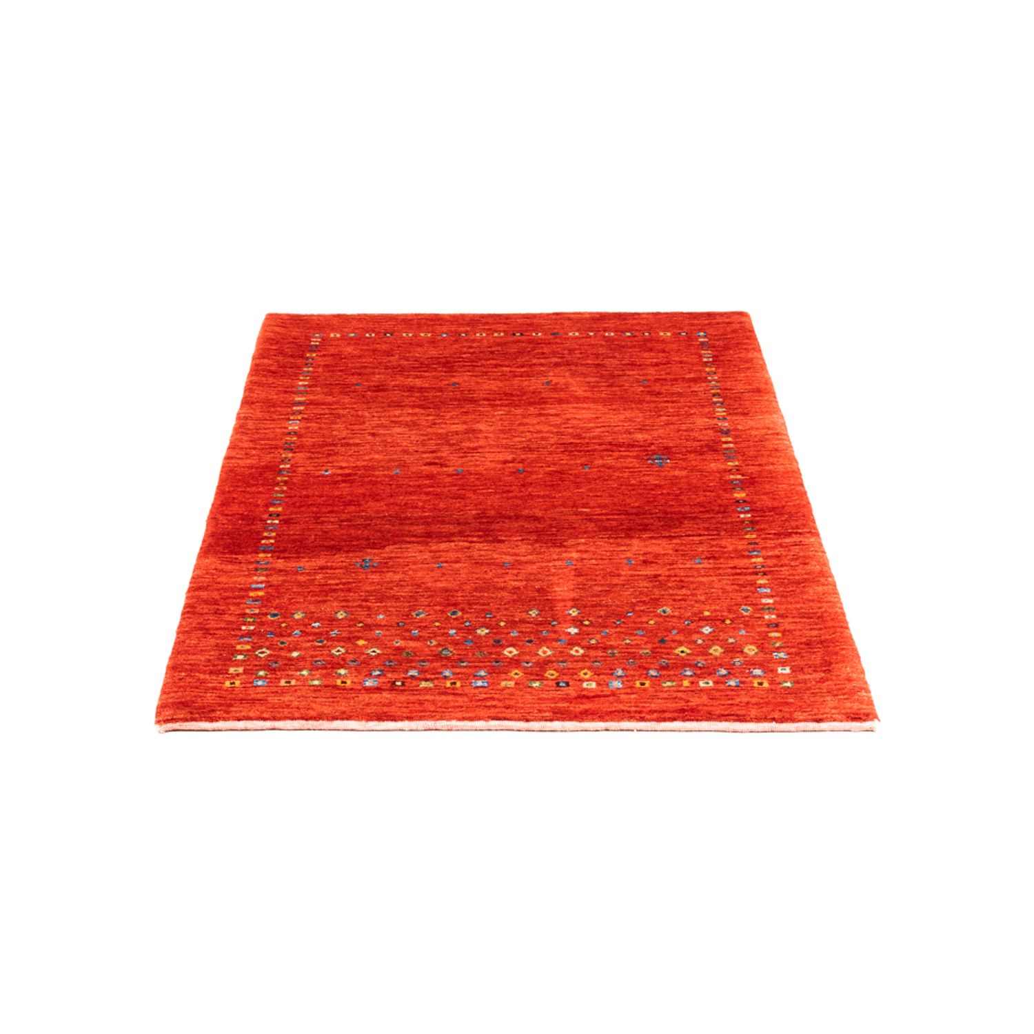 Gabbeh-teppe - persisk - 120 x 82 cm - rød