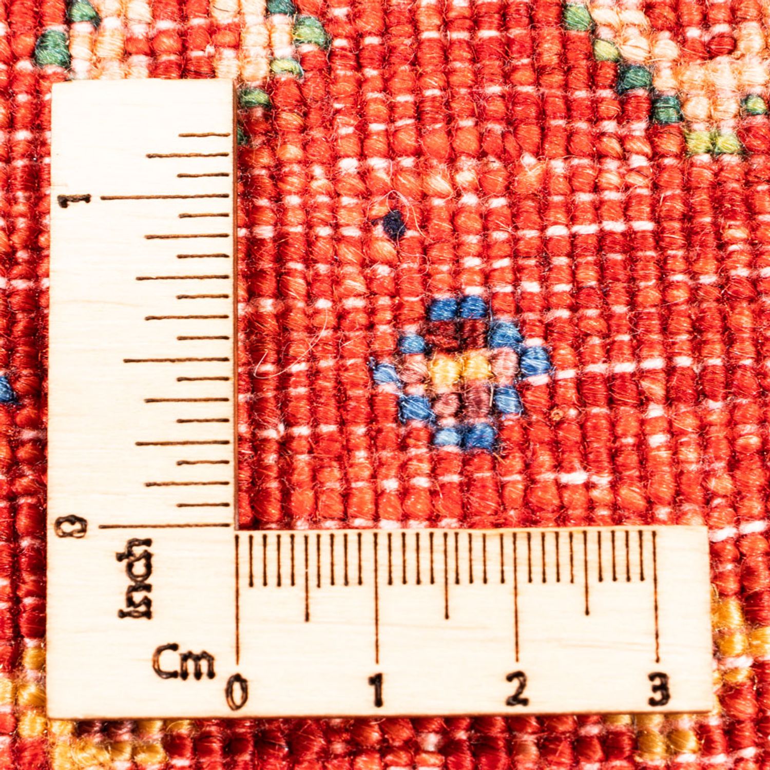 Gabbeh-teppe - persisk - 120 x 82 cm - rød