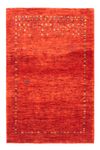 Gabbeh-teppe - persisk - 120 x 82 cm - rød