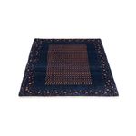 Tapis Gabbeh - Persan - 128 x 82 cm - bleu foncé