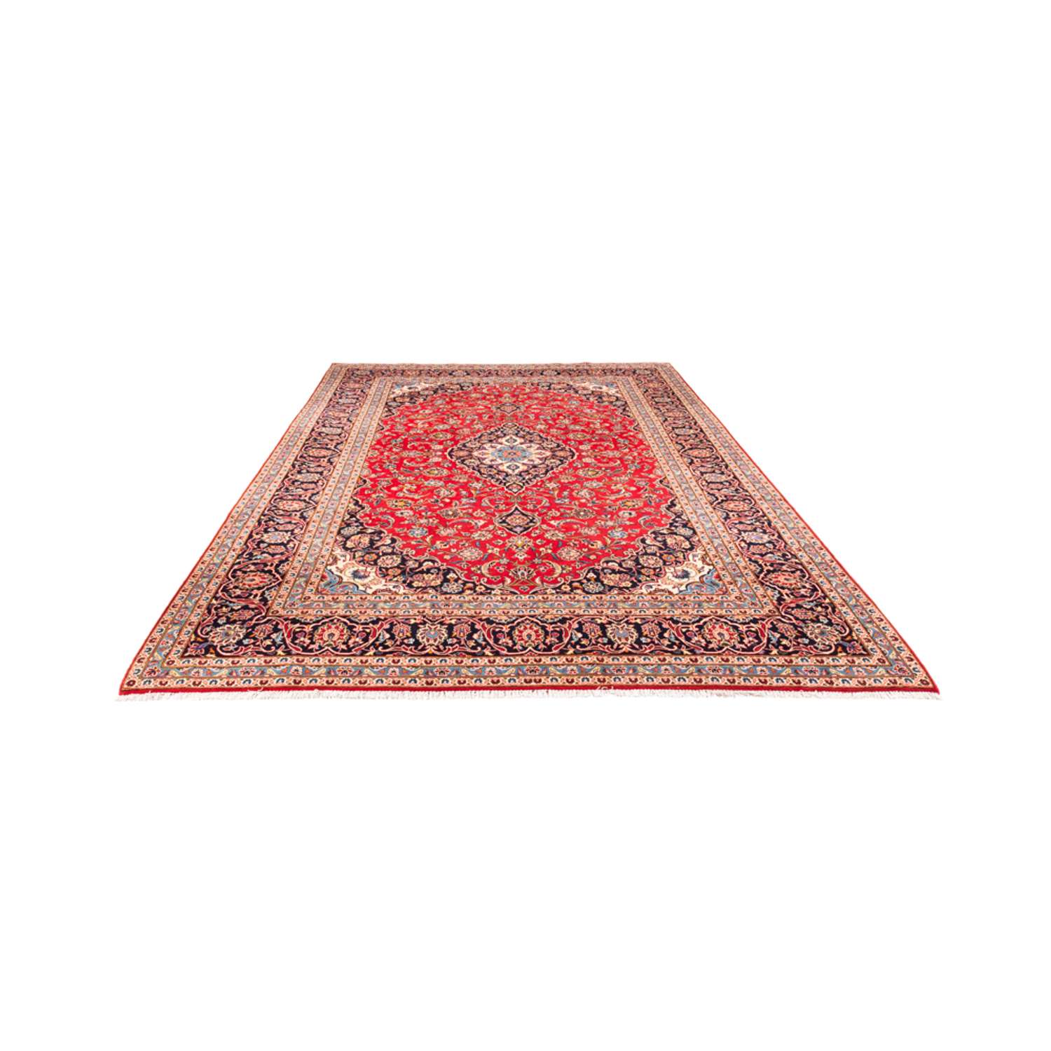 Tapis persan - Keshan - 354 x 245 cm - rouge