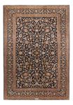 Tapis persan - Keshan - 369 x 267 cm - bleu foncé