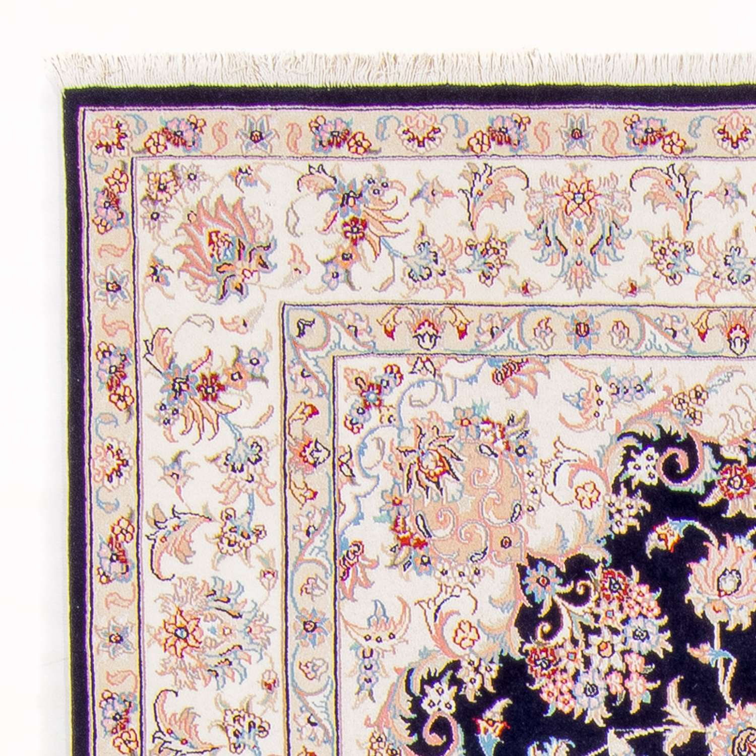Persisk matta - Tabriz - Royal - 234 x 168 cm - mörkblå