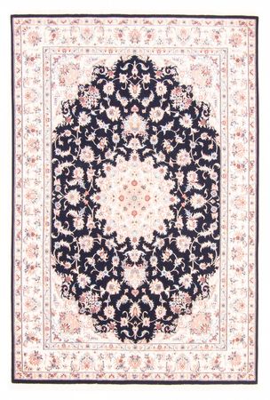 Tapis persan - Tabriz - Royal - 234 x 168 cm - bleu foncé