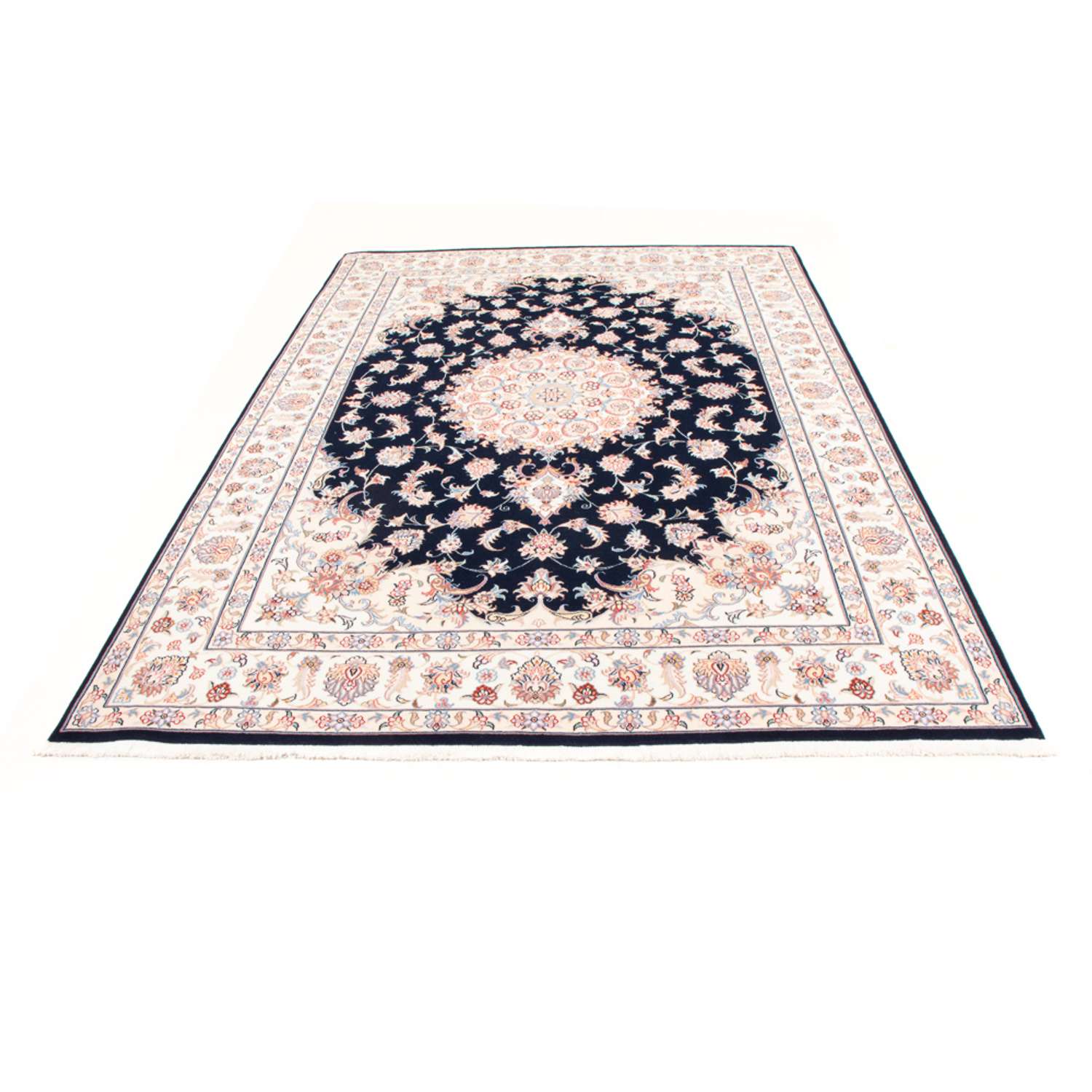 Perzisch tapijt - Tabriz - Royal - 245 x 167 cm - donkerblauw