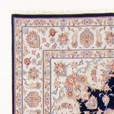 Alfombra Persa - Tabriz - Real - 245 x 167 cm - azul oscuro