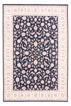 Tapis persan - Tabriz - Royal - 243 x 172 cm - bleu foncé