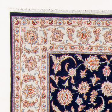 Tappeto Persero - Tabriz - Reale - 237 x 167 cm - blu scuro