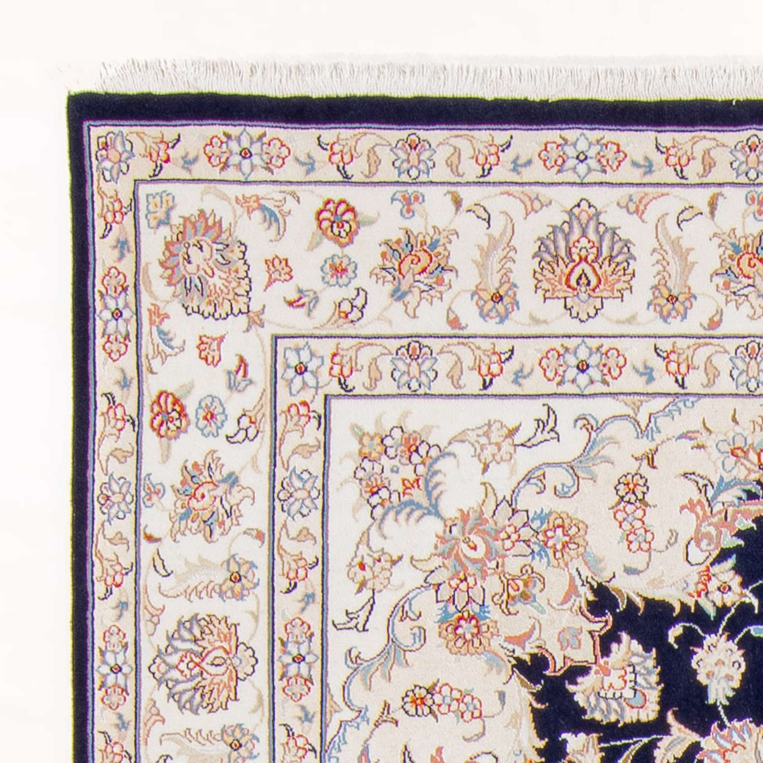 Persisk teppe - Tabriz - Royal - 237 x 167 cm - mørkeblå