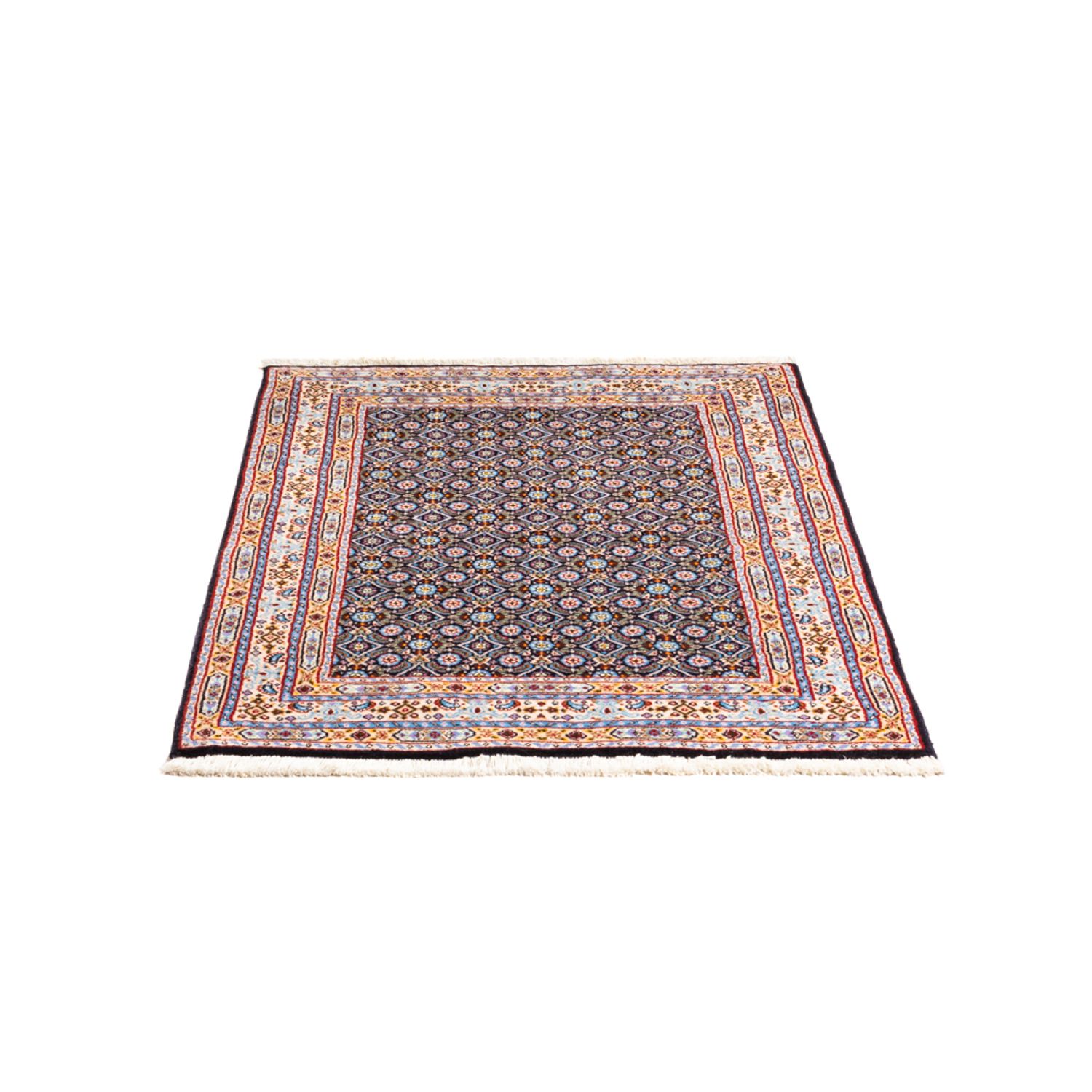 Alfombra persa - Clásica - 114 x 81 cm - azul oscuro