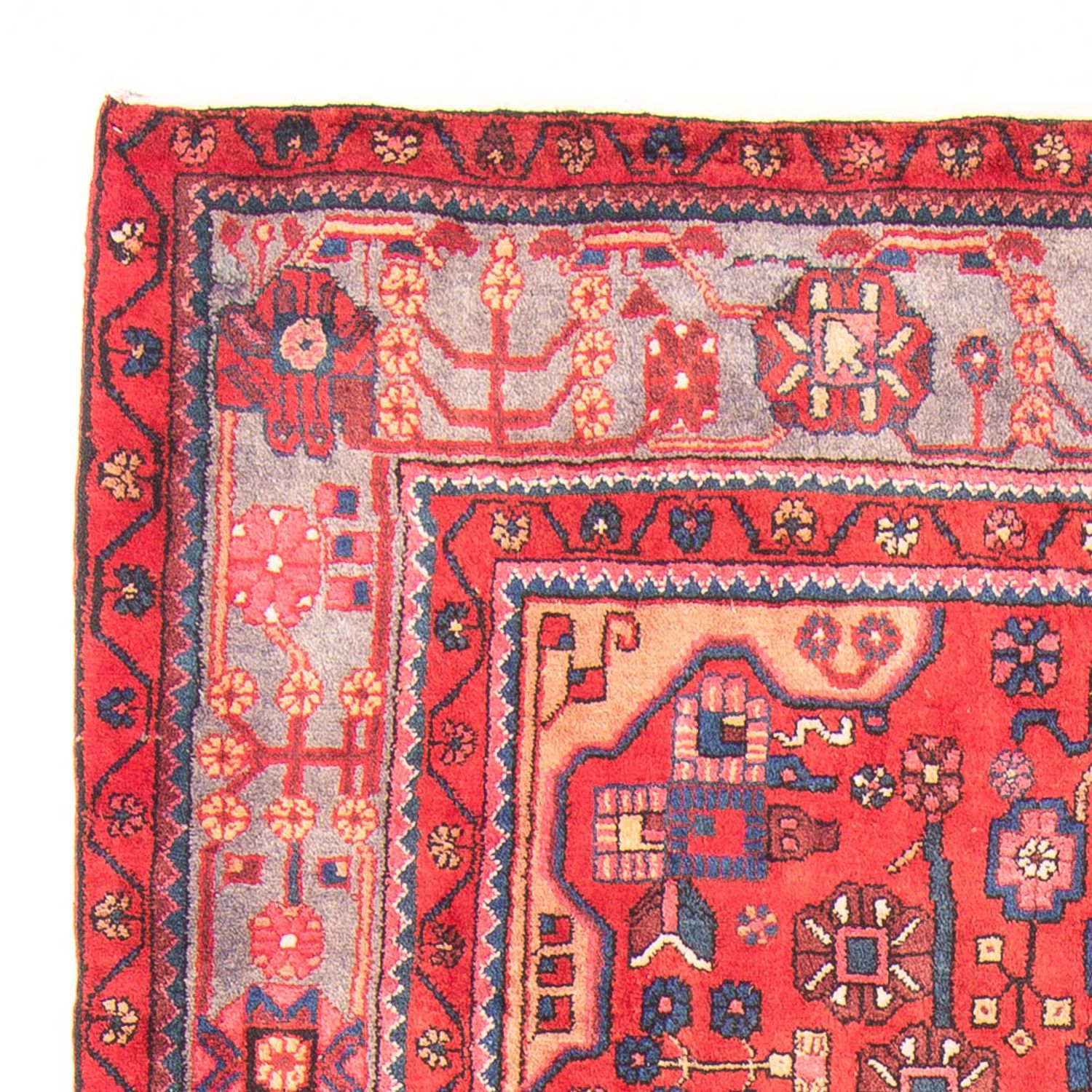 Tapis persan - Nomadic - 298 x 165 cm - rouge