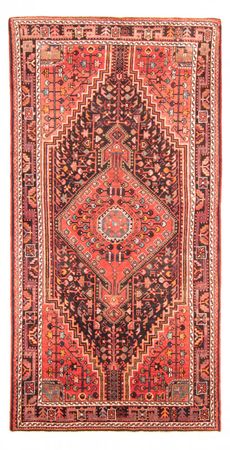 Tapis persan - Nomadic - 280 x 150 cm - bleu foncé