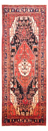 Tapis persan - Nomadic - 335 x 150 cm - bleu foncé