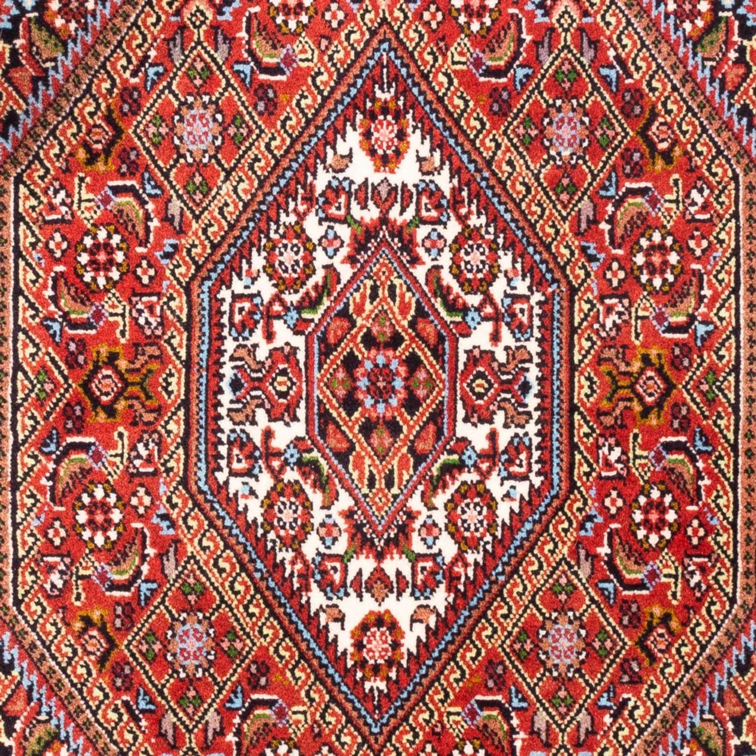 Perzisch tapijt - Bijar - Koninklijk - 112 x 70 cm - rood