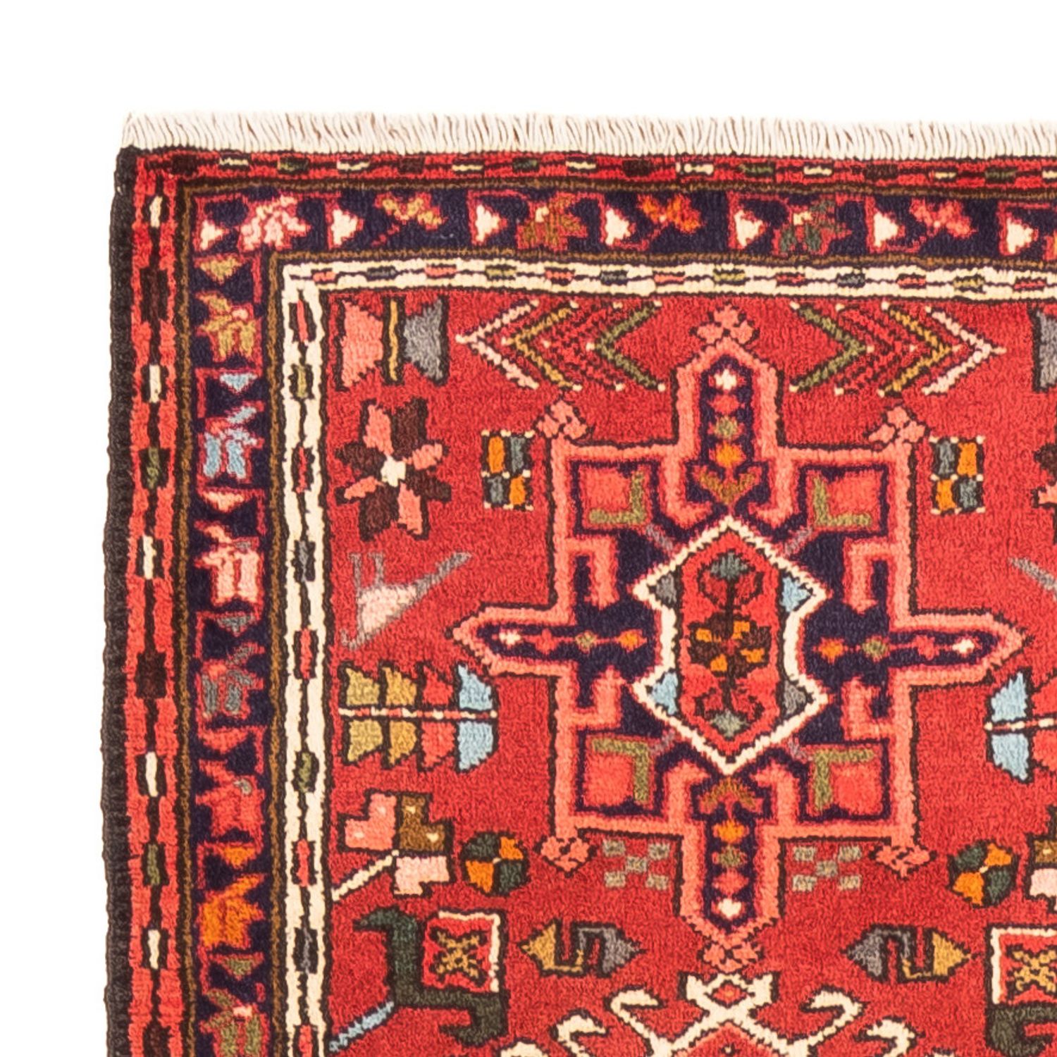 Tapis de couloir Tapis persan - Nomadic - 272 x 74 cm - rouge