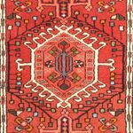 Tapis de couloir Tapis persan - Nomadic - 272 x 74 cm - rouge