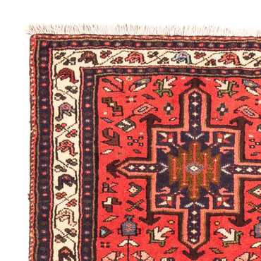 Tapis de couloir Tapis persan - Nomadic - 200 x 69 cm - rouge