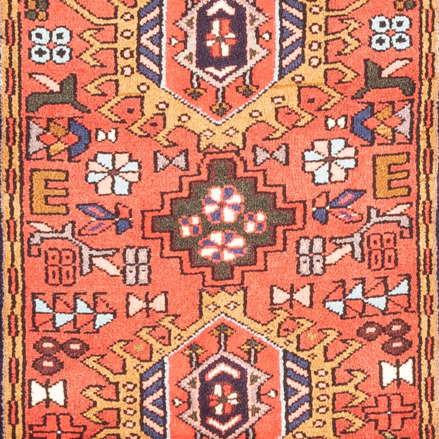 Corredor Tapete Persa - Nomadic - 294 x 87 cm - vermelho