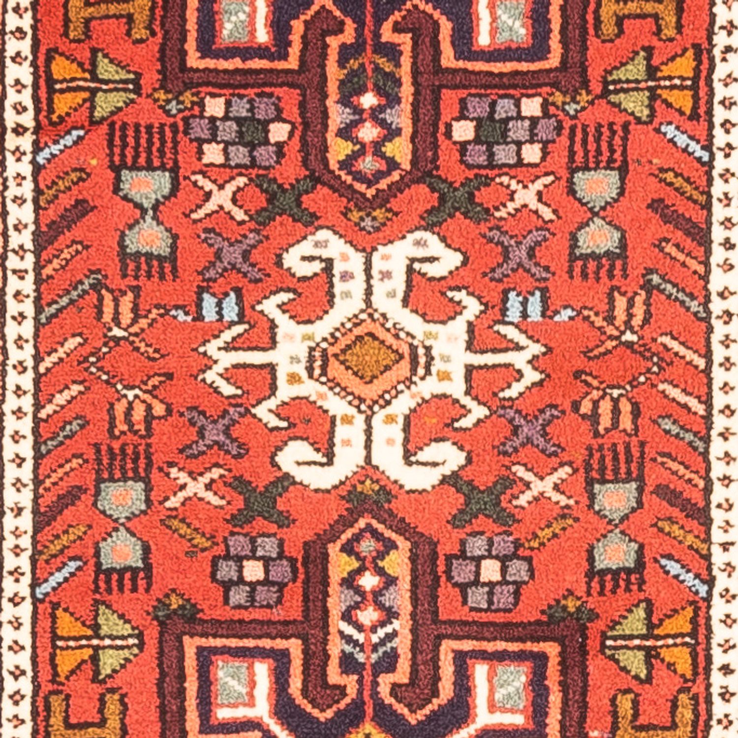 Alfombra de pasillo Alfombra persa - Nómada - 287 x 70 cm - rojo