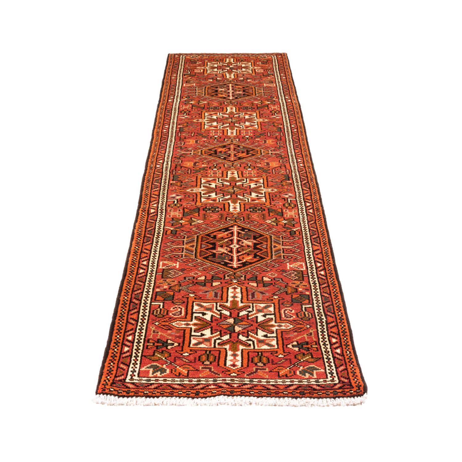 Tapis de couloir Tapis persan - Nomadic - 281 x 64 cm - rouge