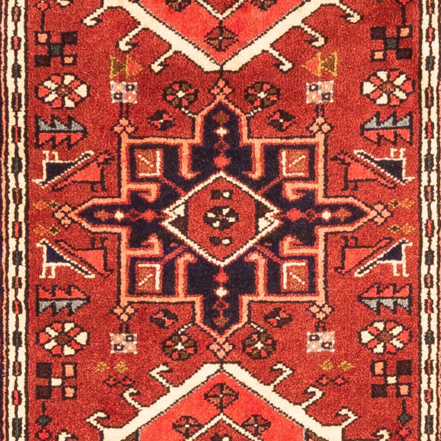 Corredor Tapete Persa - Nomadic - 285 x 70 cm - vermelho