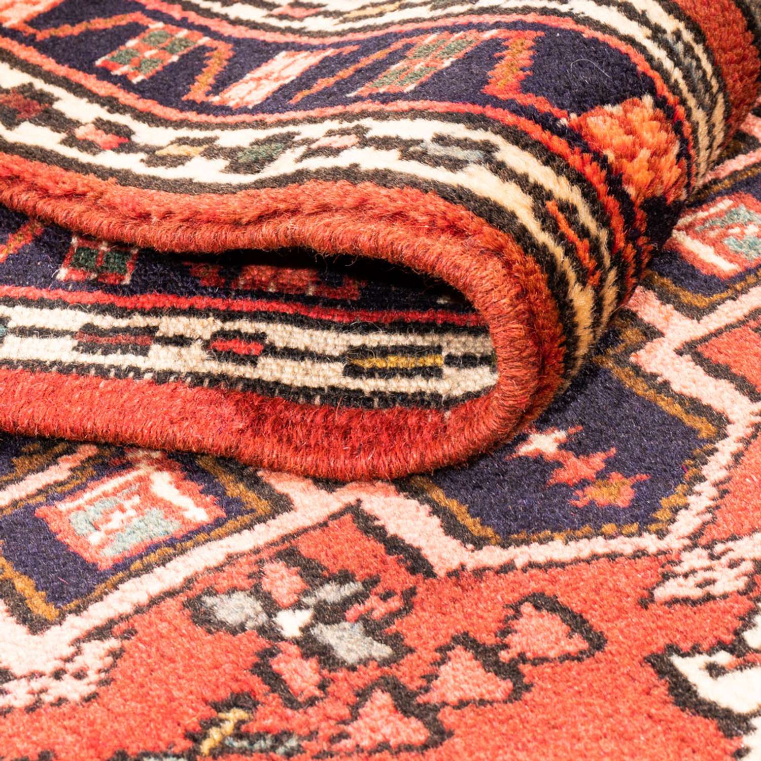 Tapis de couloir Tapis persan - Nomadic - 296 x 72 cm - rouge