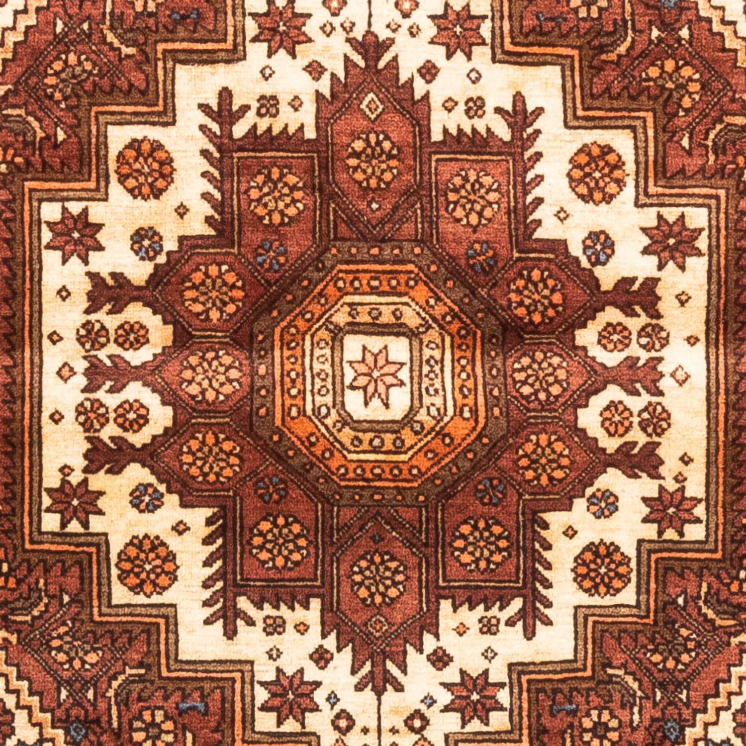 Persisk teppe - Keshan - 148 x 100 cm - mørk beige