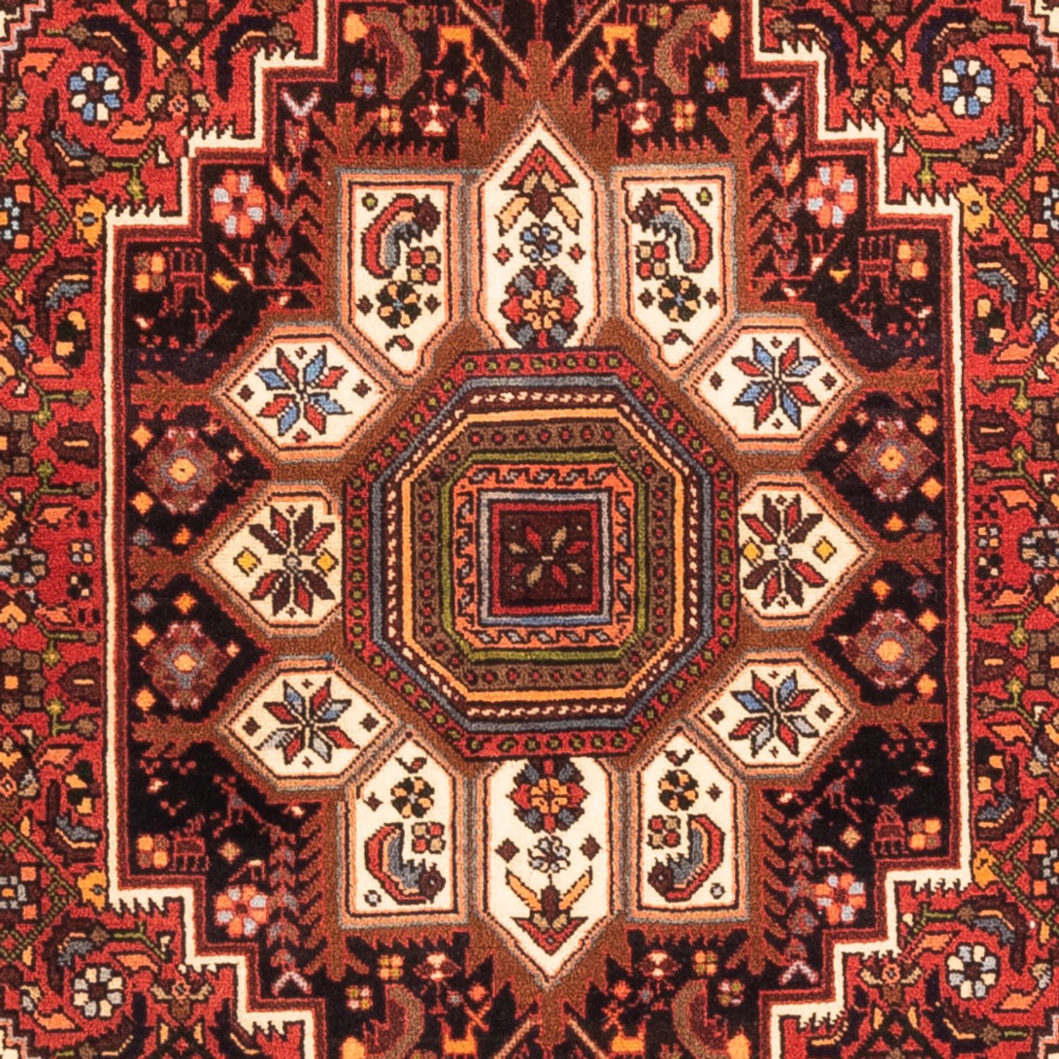 Tapis persan - Nomadic - 157 x 105 cm - rouge