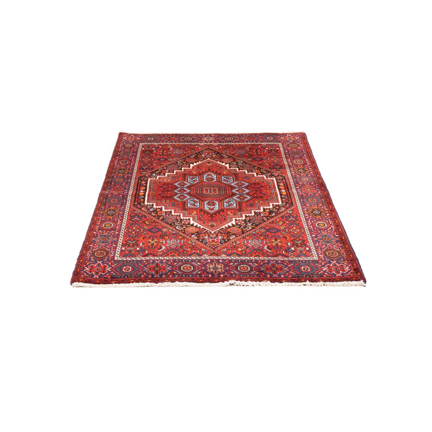 Alfombra persa - Nómada - 150 x 101 cm - rojo