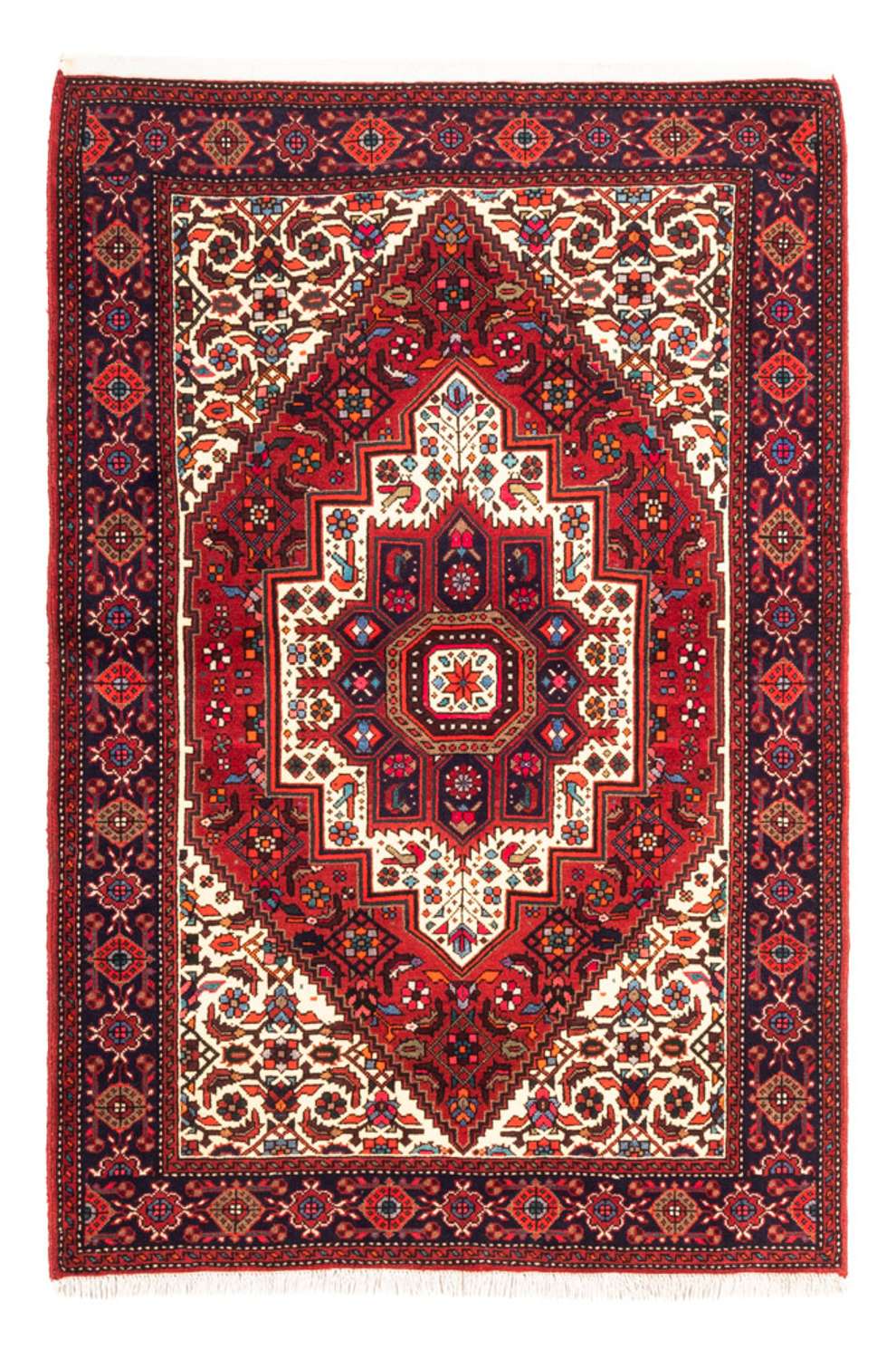 Alfombra persa - Nómada - 148 x 100 cm - rojo