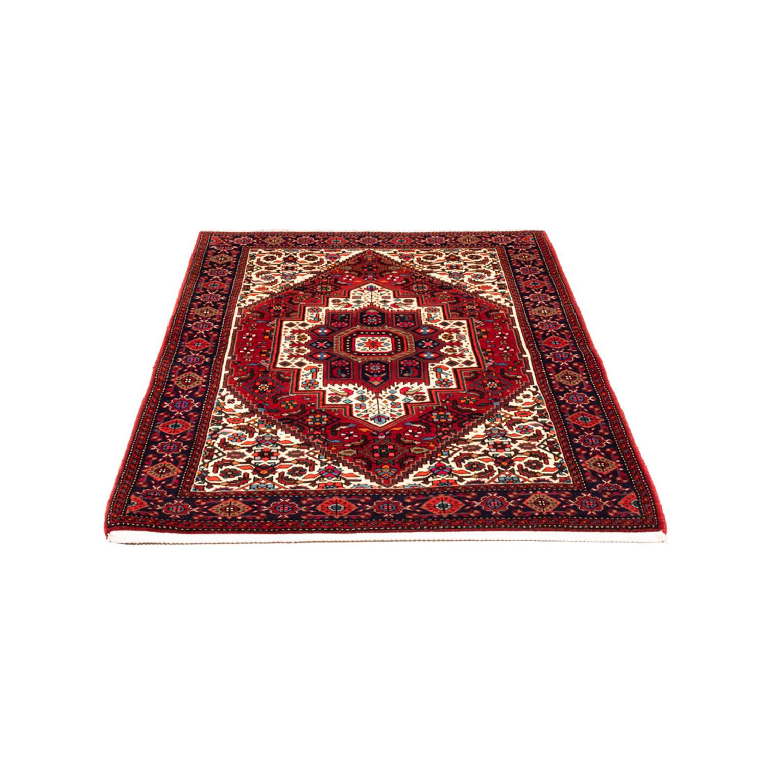 Perski dywan - Nomadyczny - 148 x 100 cm - czerwony
