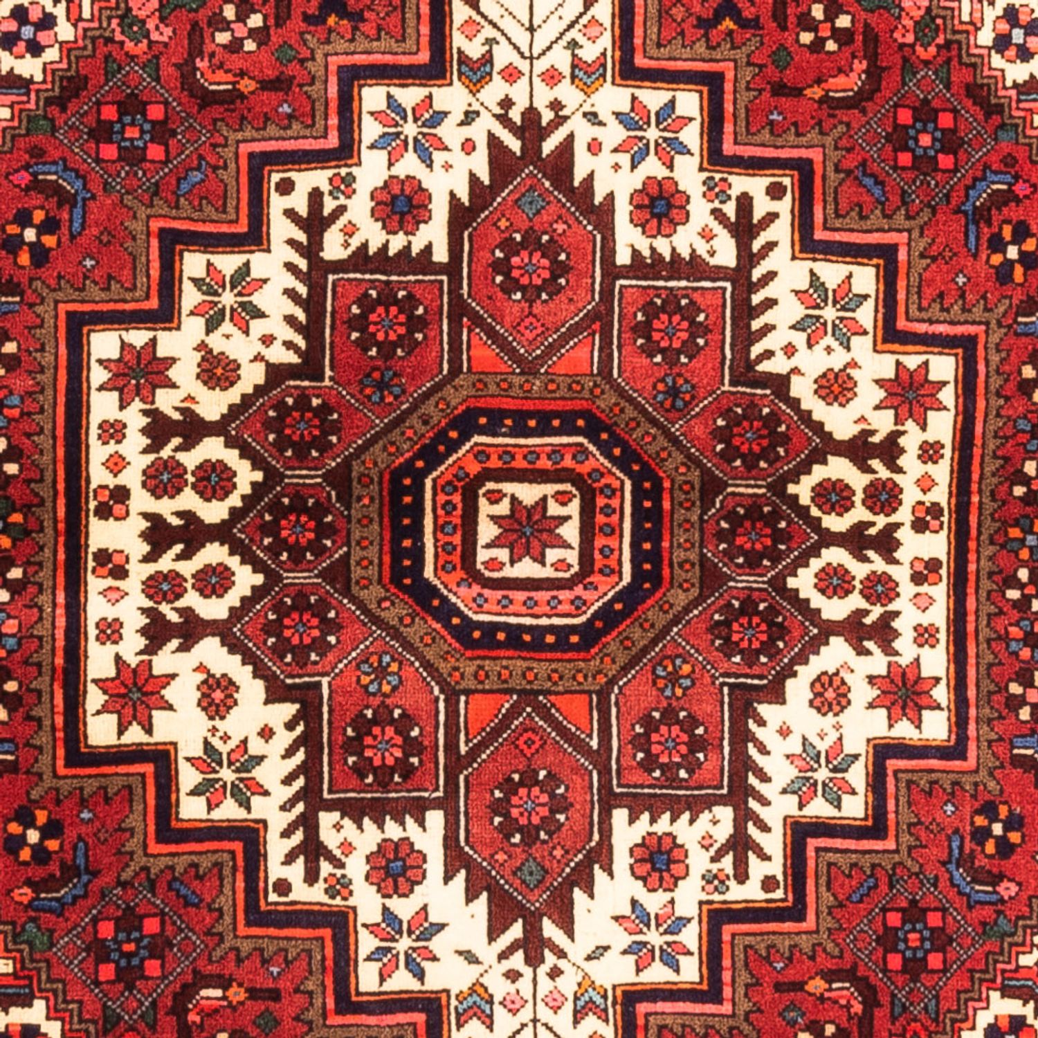 Tapis persan - Nomadic - 150 x 100 cm - rouge