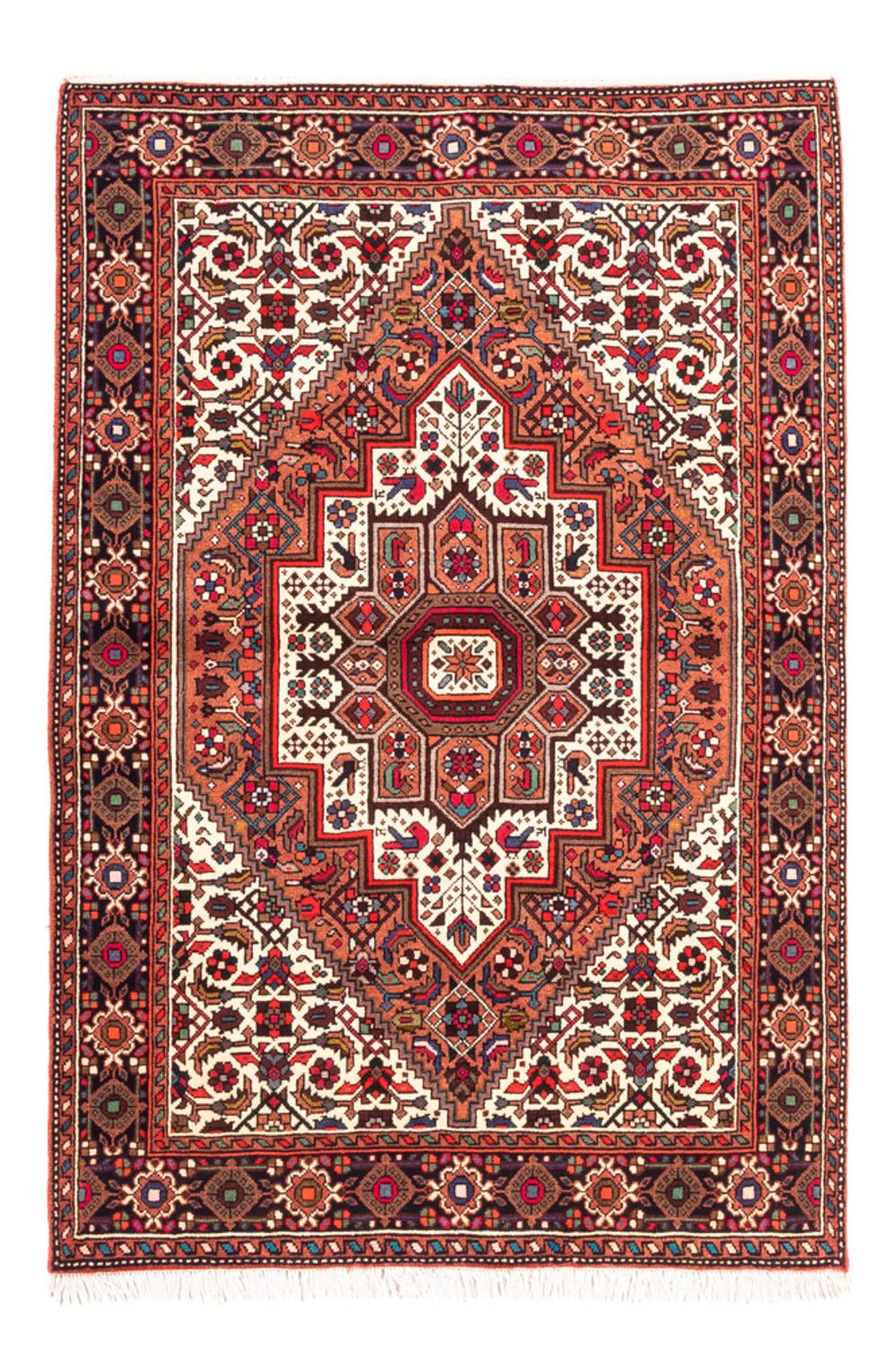 Perser Rug - Nomadic - 146 x 100 cm - red