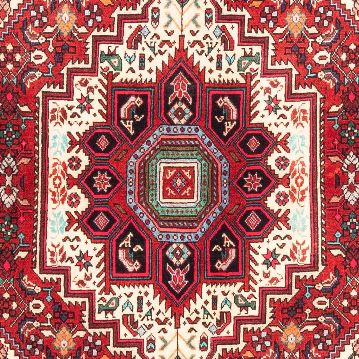 Alfombra persa - Nómada - 152 x 102 cm - rojo