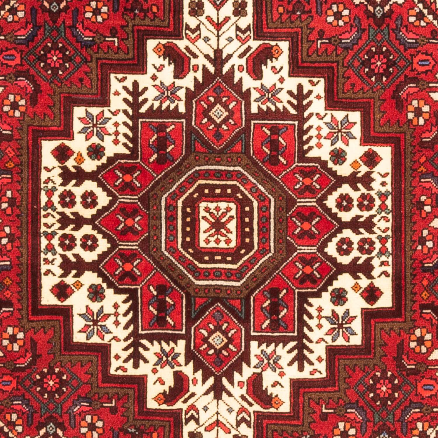 Perser Rug - Nomadic - 148 x 100 cm - red