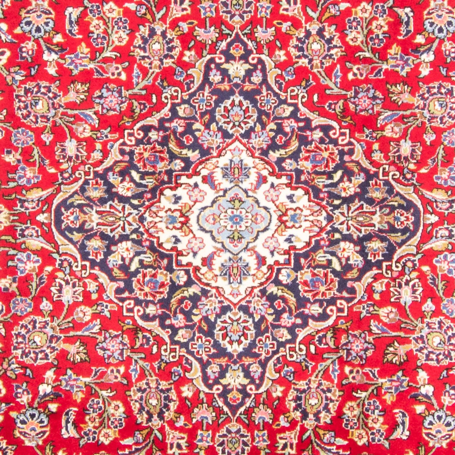 Alfombra persa - Keshan - 349 x 243 cm - rojo