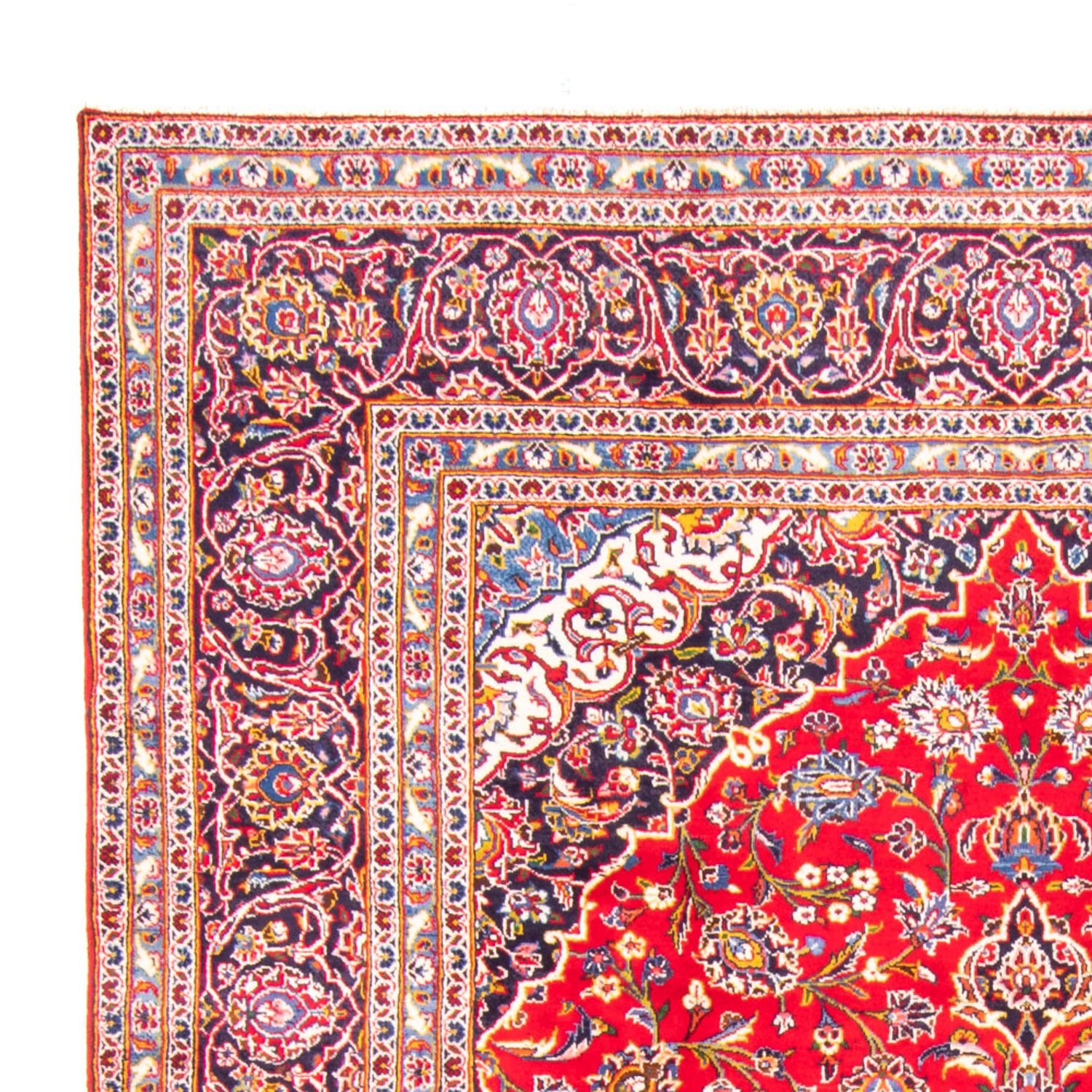 Perser Rug - Keshan - 355 x 246 cm - red