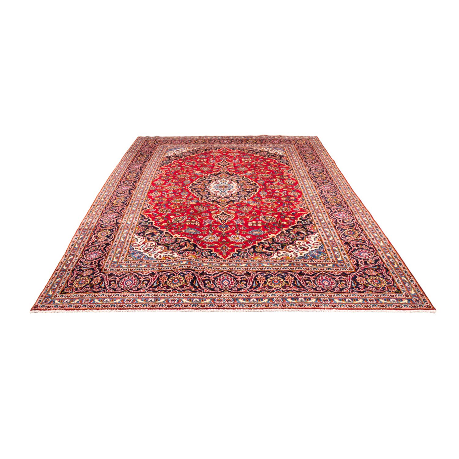 Tapis persan - Keshan - 355 x 246 cm - rouge