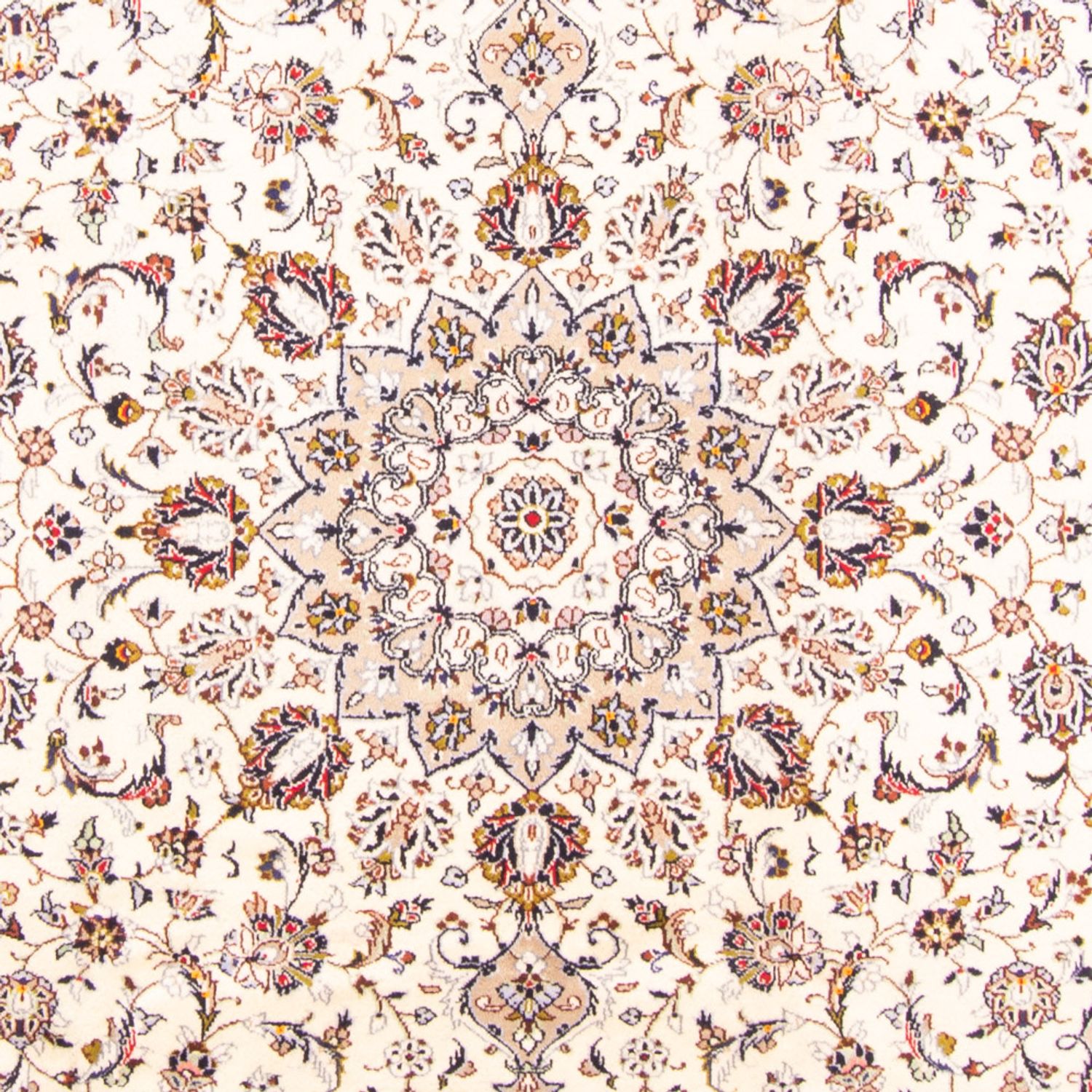 Alfombra persa - Keshan - 356 x 251 cm - crema