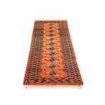 Tapis de couloir Tapis Turkaman - 193 x 52 cm - orange