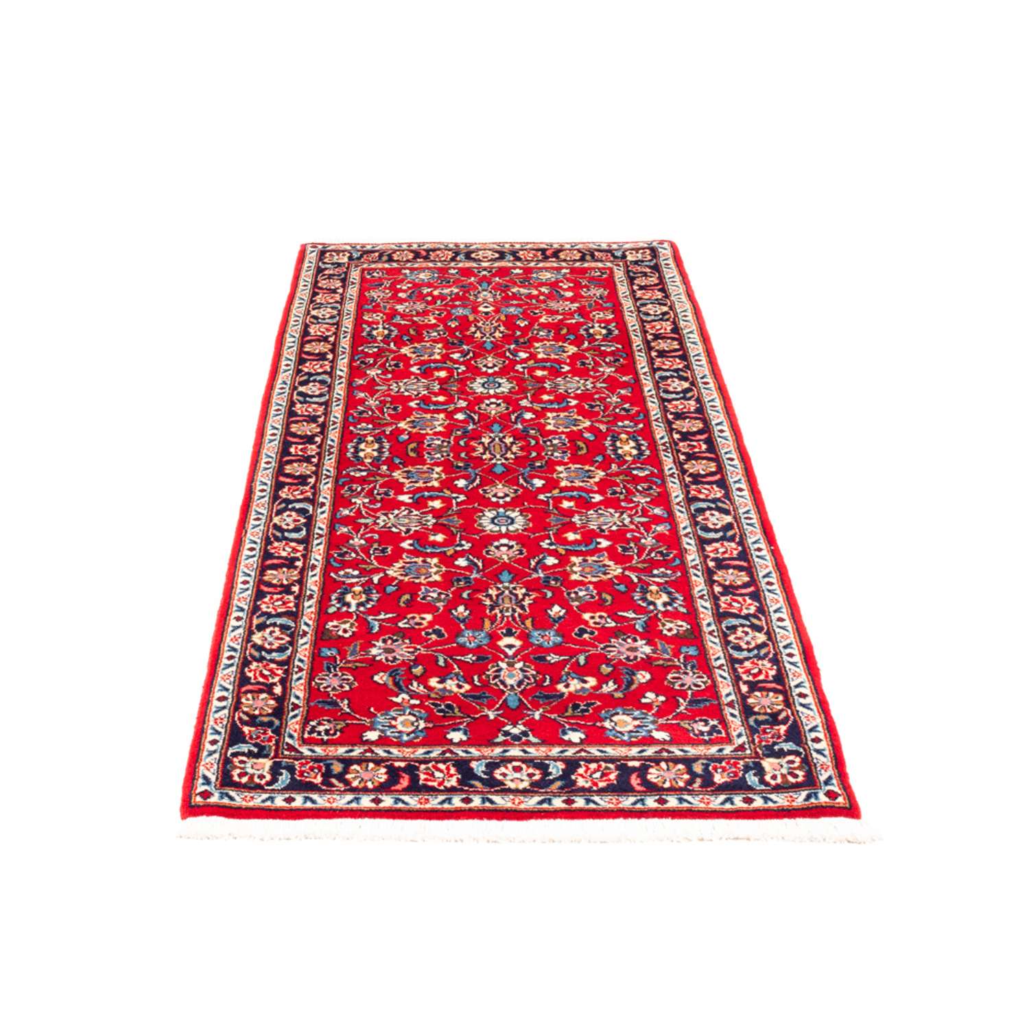 Alfombra de pasillo Alfombra persa - Keshan - 190 x 72 cm - rojo