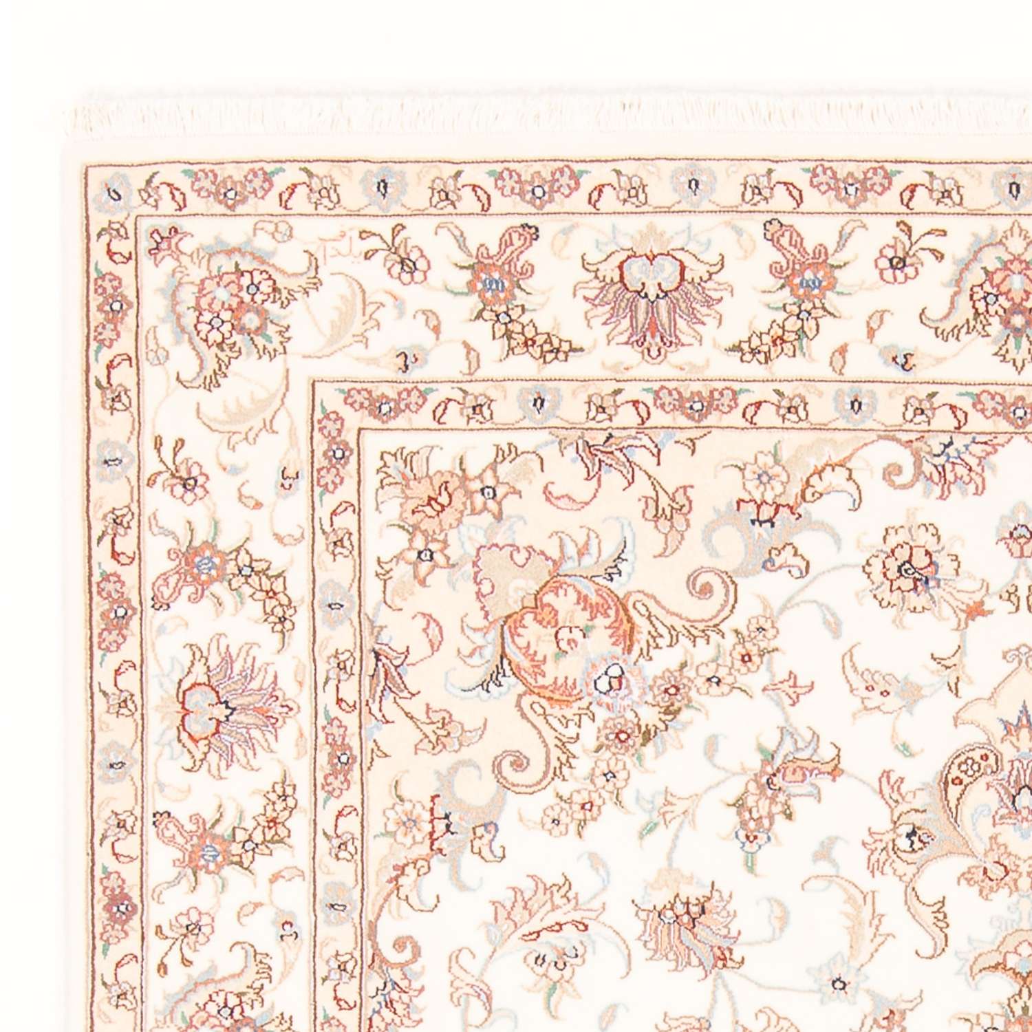 Persisk teppe - Tabriz - Royal - 200 x 149 cm - krem