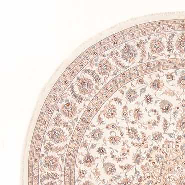 Tapete Persa - Tabriz - Royal ronda  - 250 x 250 cm - creme